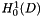 $ H^1_0(D)$