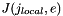 $ J(j_{local},e)$