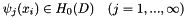 $ \psi_j(x_i) \in H_0(D) \ \ \ (j=1,...,\infty) $