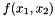 $ f(x_1,x_2) $