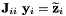 ${\bf J}_{ii} \ {\bf y}_i = \widetilde{\bf z}_i$