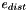 $ e_{dist}$