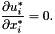 \[ \frac{\partial u^{*}_i}{\partial x^{*}_i} = 0. \]