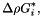 \[ \Delta\rho G^{*}_{i}, \]