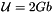 $ {\cal U} = 2Gb $