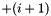 $ +(i+1) $
