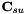 ${\bf C}_{su}$