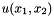 $u(x_1,x_2)$