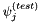 $ \psi_j^{(test)} $