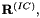 $ {\bf R}^{(IC)},$