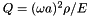 $ Q = (\omega a)^2 \rho/E $