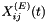 $ X_{ij}^{(E)}(t) $